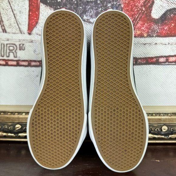 Vans Sk8-Hi Reissue 38 Leather Womens Sneakers Size 6 Black White High Tops - Picture 6 of 9